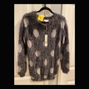 Soft faux fur sweater